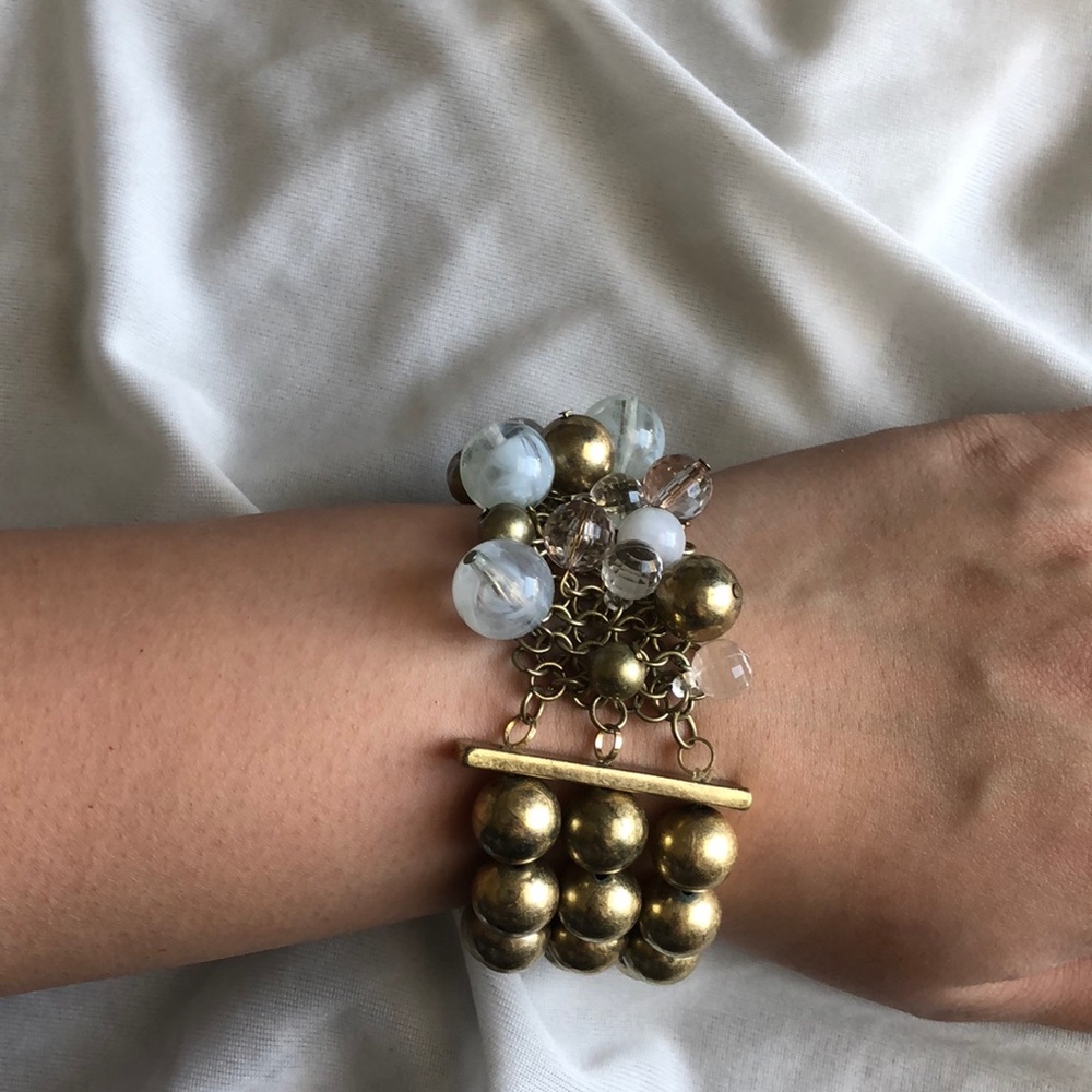 Boho Beaded Statement Bracelet